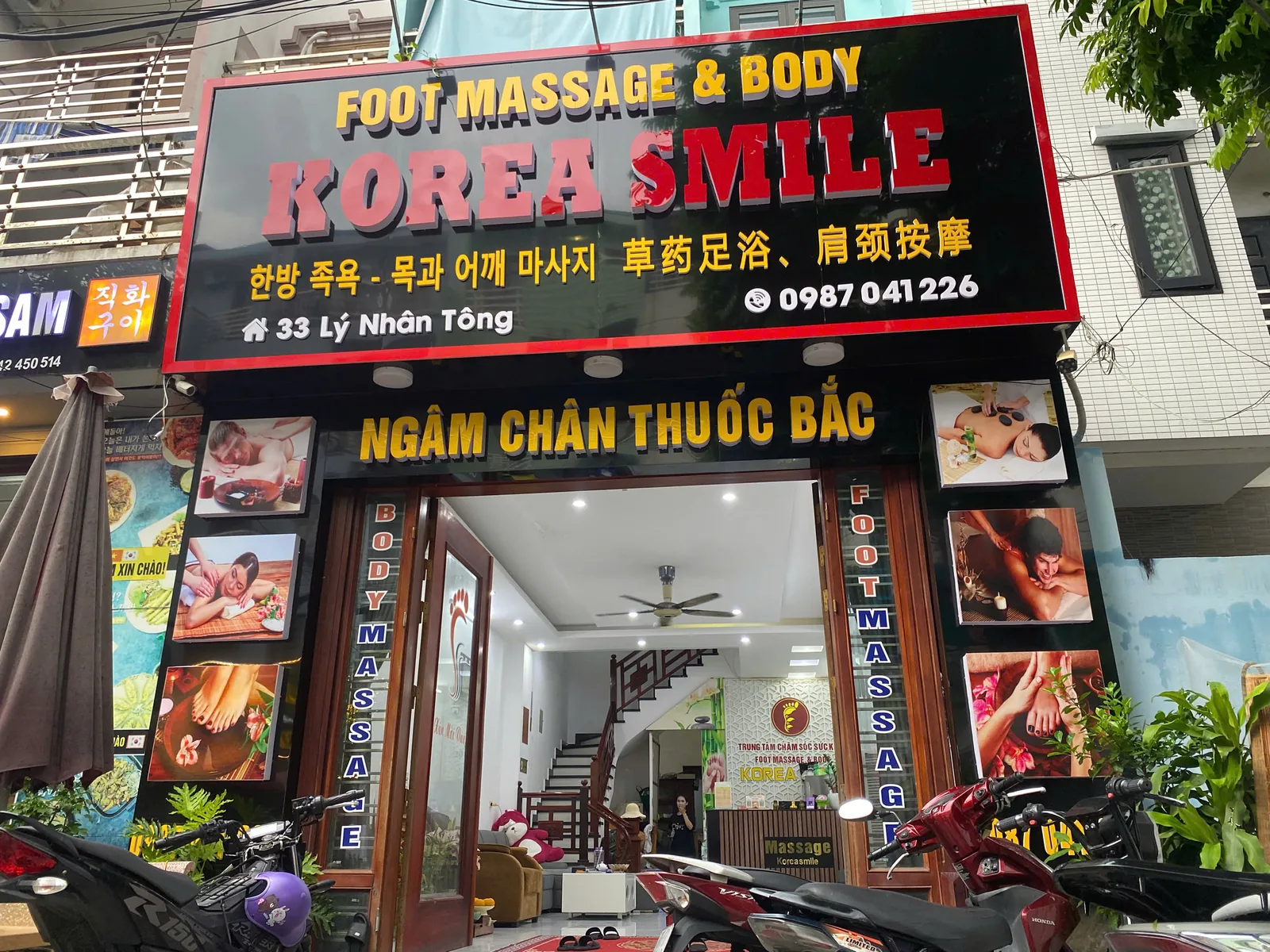 Mặt tiền Korea Smile tại 33 Lý Nhân Tông, Bắc Ninh